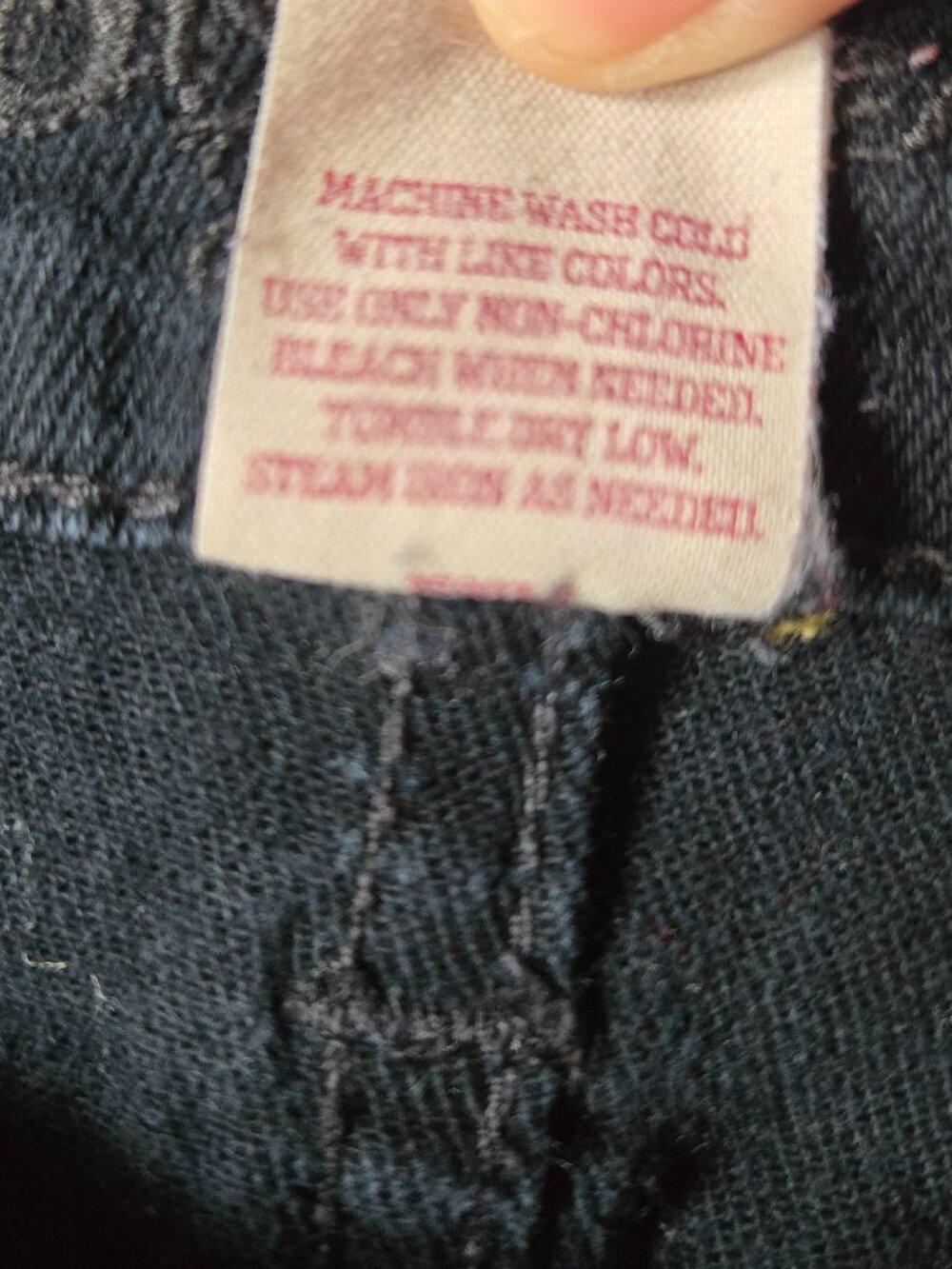 Arizona Jean Co Size 11 Black Super Skinny Jeans Low Rise Stretch - Picture 6 of 9
